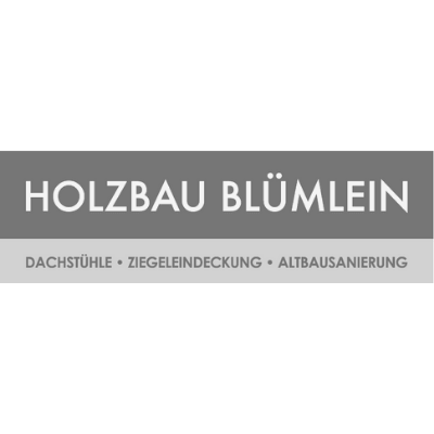 Holzbau Blümlein Logo