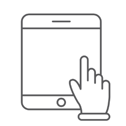 Tablet Icon für mobiles Arbeiten